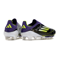Adidas F50+ Elite Laceless Black and Red Firm Ground FG Football Boot