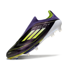 Adidas F50+ Elite Laceless Black and Red Firm Ground FG Football Boot