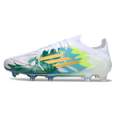 Adidas F50 Primeknit Elite White and Green Firm Ground FG Football Boot