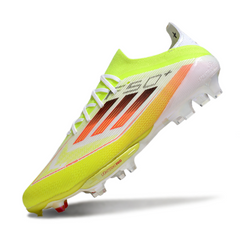 Adidas F50+ Elite Green White and Orange Firm Ground FG Football Boot