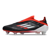 Adidas F50 Elite Laceless Black Red and White Mixed Studs SG Football Boot