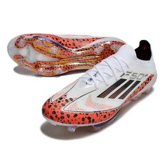 Adidas F50+ Elite White and Orange Firm Ground FG Football Boot