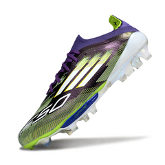 Adidas F50+ Elite Purple and Green Firm Ground FG Football Boot
