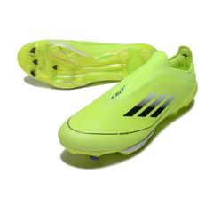 Adidas F50+ Elite Laceless Green and Black Firm Ground FG Football Boot