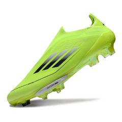 Adidas F50+ Elite Laceless Green and Black Firm Ground FG Football Boot