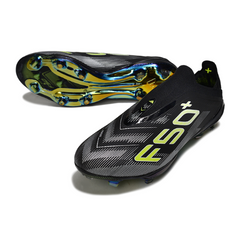 Adidas F50+ Elite Laceless Black Firm Ground FG Football Boot