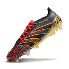 Adidas Predator 25 Elite Black Red and Yellow Firm Ground FG Football Boot