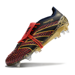 Adidas Predator 25 Elite DF Black Red and Yellow Mixed Studs SG Football Boot