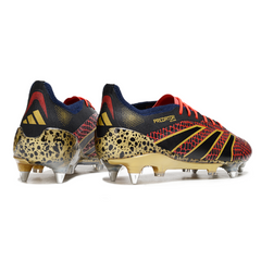 Adidas Predator 25 Elite Black Red and Yellow Mixed Studs SG Football Boot