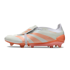 Adidas Predator 30 Elite Tongue White and Orange Firm Ground FG Football Boot