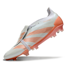 Adidas Predator 30 Elite Tongue White and Orange Firm Ground FG Football Boot