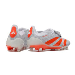 Adidas Predator 30 Elite Tongue White and Orange Firm Ground FG Football Boot