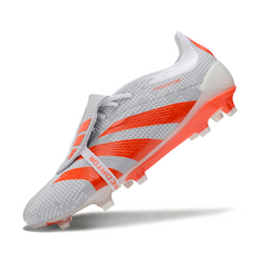 Adidas Predator 30 Elite Tongue White and Orange Firm Ground FG Football Boot