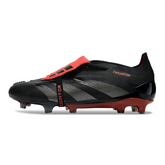 Adidas Predator 30 Elite Tongue Black and Red Firm Ground FG Football Boot