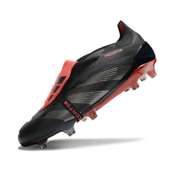 Adidas Predator 30 Elite Tongue Black and Red Firm Ground FG Football Boot