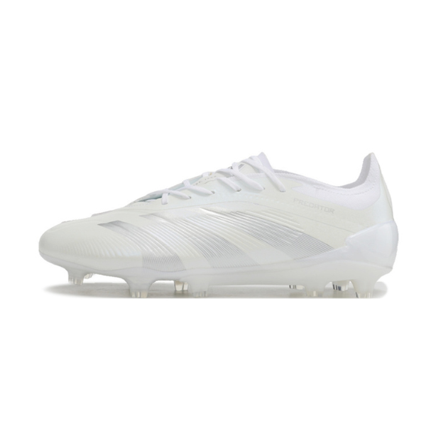 Chuteira Campo Adidas Predator 30 Elite FG Branca e Cinza - VENI Futebol