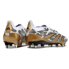 Adidas Predator 30 Elite White Grey and Yellow Mixed Studs SG Football Boot