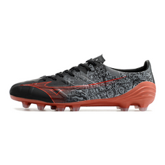 Mizuno Alpha Black and Red Firm Ground FG Football Boot