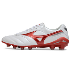 Mizuno Morelia Neo 2 Elite White and Red Firm Ground FG Football Boot