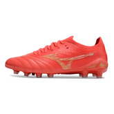 Mizuno Morelia Neo IV Elite Red and Yellow Firm Ground FG Football Boot