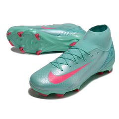 Nike Air Zoom Mercurial Superfly 10 Academy Light Blue and Pink Artificial Ground AG Football Boot