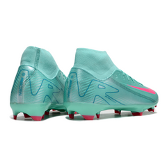 Nike Air Zoom Mercurial Superfly 10 Academy Light Blue and Pink Artificial Ground AG Football Boot