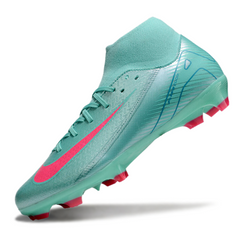 Nike Air Zoom Mercurial Superfly 10 Academy Light Blue and Pink Artificial Ground AG Football Boot