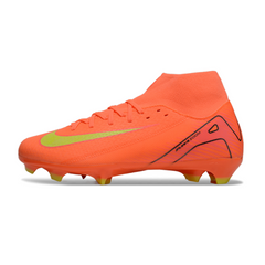 Nike Air Zoom Mercurial Superfly 10 Academy Orange and Yellow Firm Ground FG Football Boot