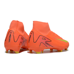 Nike Air Zoom Mercurial Superfly 10 Academy Orange and Yellow Firm Ground FG Football Boot