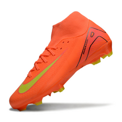 Nike Air Zoom Mercurial Superfly 10 Academy Orange and Yellow Firm Ground FG Football Boot