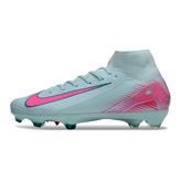 Nike Air Zoom Mercurial Superfly 10 Elite Light Blue and Pink Firm Ground FG Football Boot