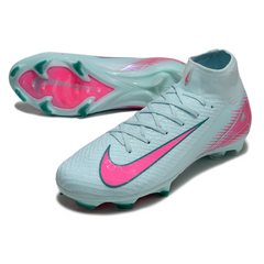 Nike Air Zoom Mercurial Superfly 10 Elite Light Blue and Pink Firm Ground FG Football Boot