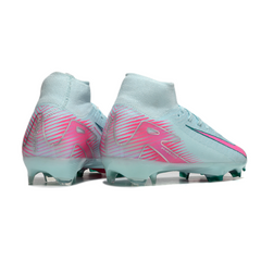 Nike Air Zoom Mercurial Superfly 10 Elite Light Blue and Pink Firm Ground FG Football Boot