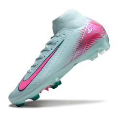 Nike Air Zoom Mercurial Superfly 10 Elite Light Blue and Pink Firm Ground FG Football Boot