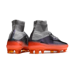 Nike Mercurial Superfly 5 Elite Gray and Orange Firm Ground FG Football Boot
