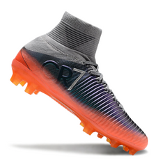Nike Mercurial Superfly 5 Elite Gray and Orange Firm Ground FG Football Boot