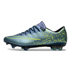 Nike Air Zoom Mercurial Vapor 10 Elite Silver and Green Firm Ground FG Football Boot