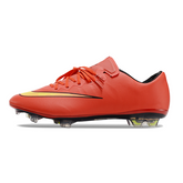 Nike Air Zoom Mercurial Vapor 10 Elite Red and Yellow Firm Ground FG Football Boot