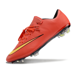 Nike Air Zoom Mercurial Vapor 10 Elite Red and Yellow Firm Ground FG Football Boot