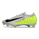 Nike Air Zoom Mercurial Vapor 16 Elite Gray and Green Firm Ground FG Football Boot