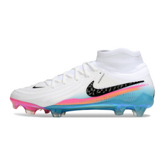 Nike Phantom Luna 2 Elite White Light Blue and Pink Firm Ground FG Football Boot