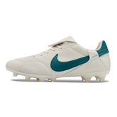 Nike Premier 3 White and Green Firm Ground FG Football Boot