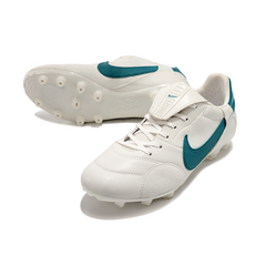 Nike Premier 3 White and Green Firm Ground FG Football Boot