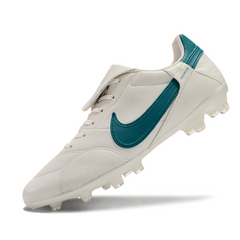 Nike Premier 3 White and Green Firm Ground FG Football Boot
