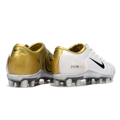 Nike Total 90 III White and Gold Firm Ground FG Football Boot