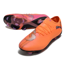 Puma Future 8 Low Cut Orange and Pink Firm Ground FG Football Boot