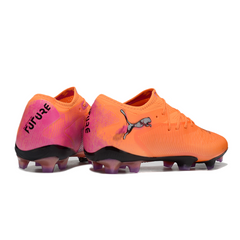 Puma Future 8 Low Cut Orange and Pink Firm Ground FG Football Boot