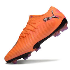 Puma Future 8 Low Cut Orange and Pink Firm Ground FG Football Boot