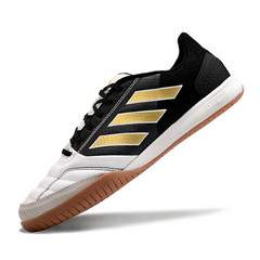 Adidas Competition Top IC White Black and Yellow Futsal Football Boot