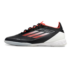Adidas F50 Elite Black Red and White Indoor IC Football Boot